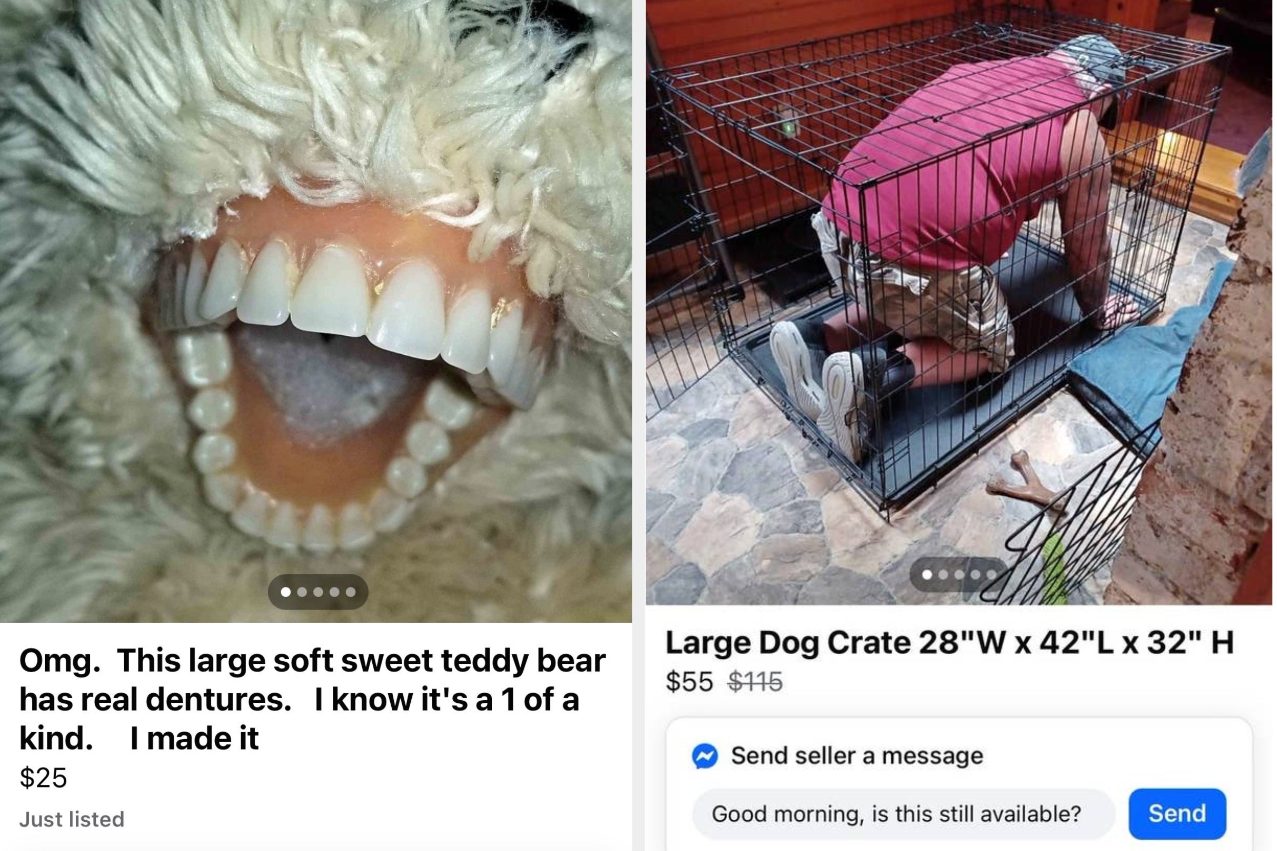 "I'm Genuinely Concerned": 26 Of The Most Hilariously Unhinged Things People Actually Thought They Could Sell On The Internet Last Week