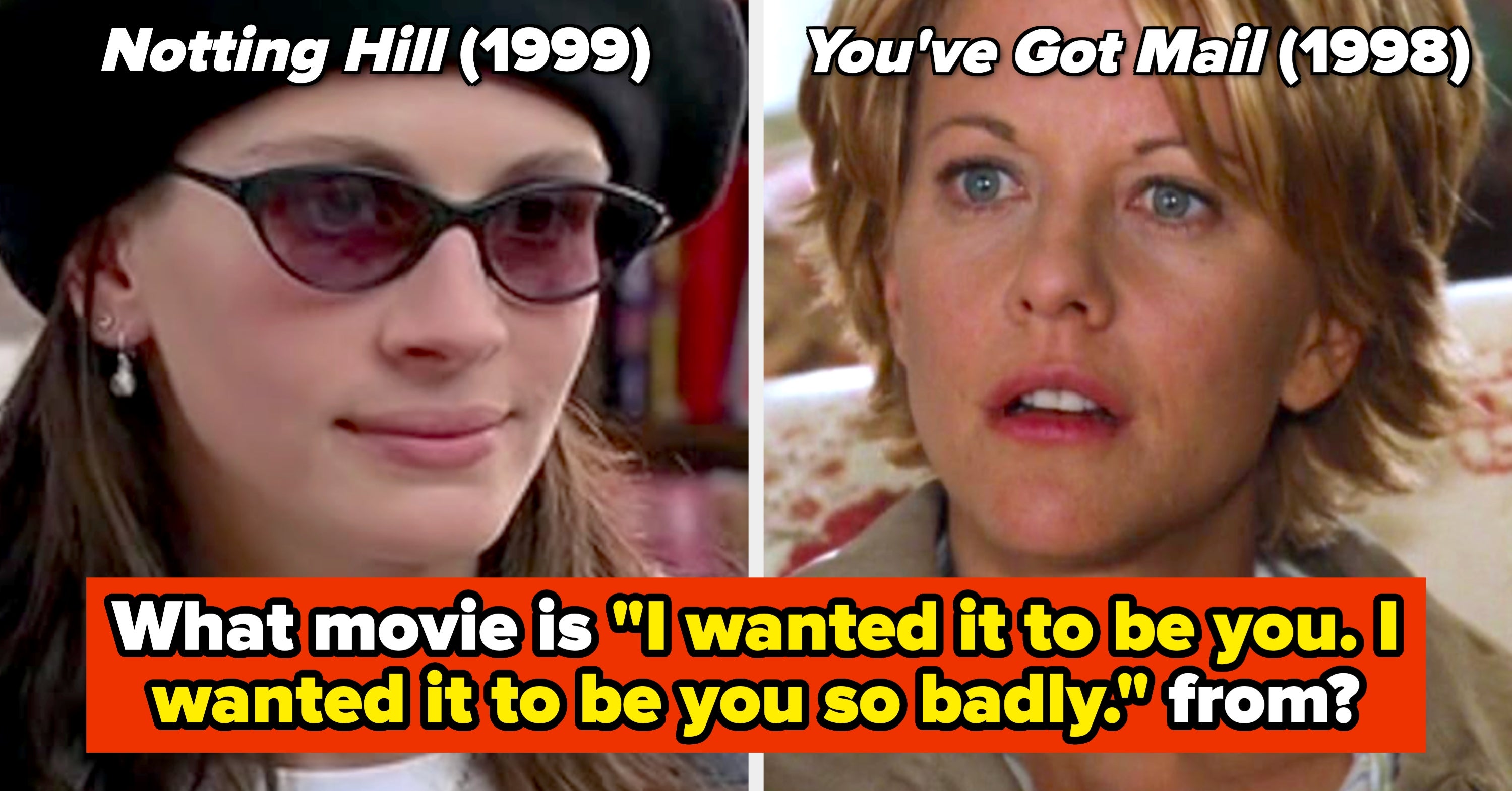 Only A True '90s Rom-Com Lover Can Match These Iconic Quotes To Their Movie