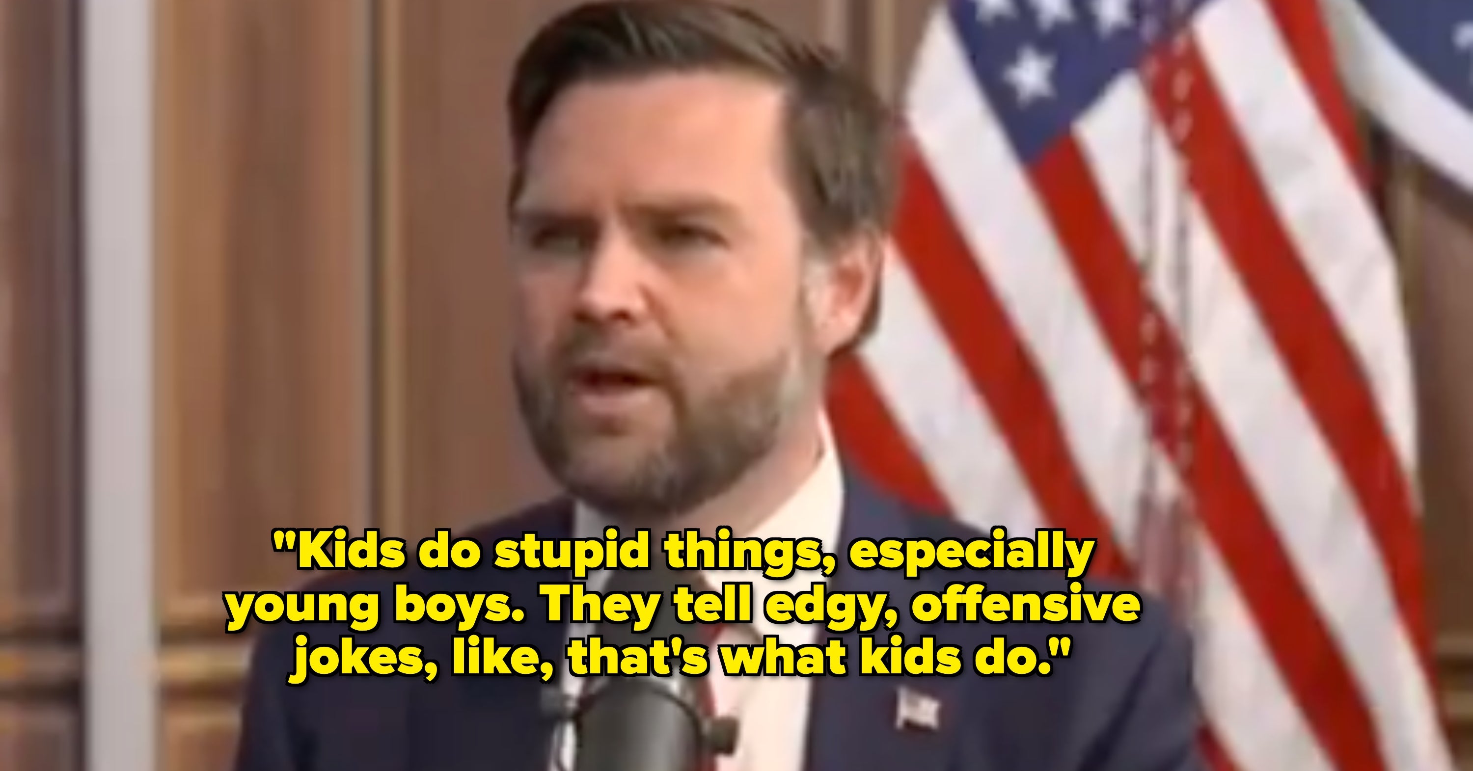 People Are Appalled At JD Vance's Remarks Defending The Highly Racist Young Republican Texts