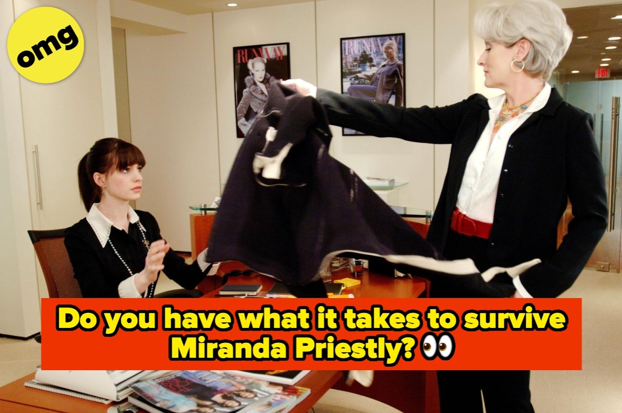 Build Your Power Outfit And Find Out If You’d Survive A Day Working For Miranda Priestly