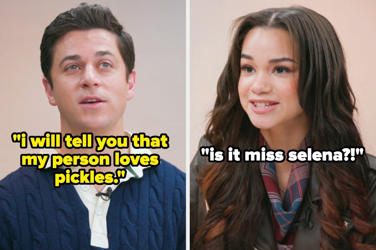 "Wizards Beyond Waverly Place" Stars David Henrie And Janice LeAnn Brown Compete In A Game Of Guess Who Featuring Disney Channel Stars, And More