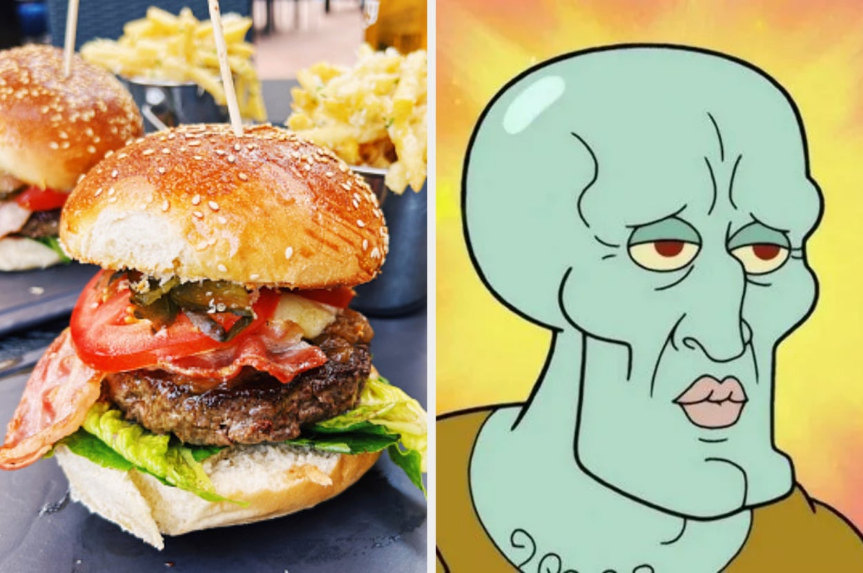 Build A Burger And We'll Reveal Which "SpongeBob SquarePants" Character You Are