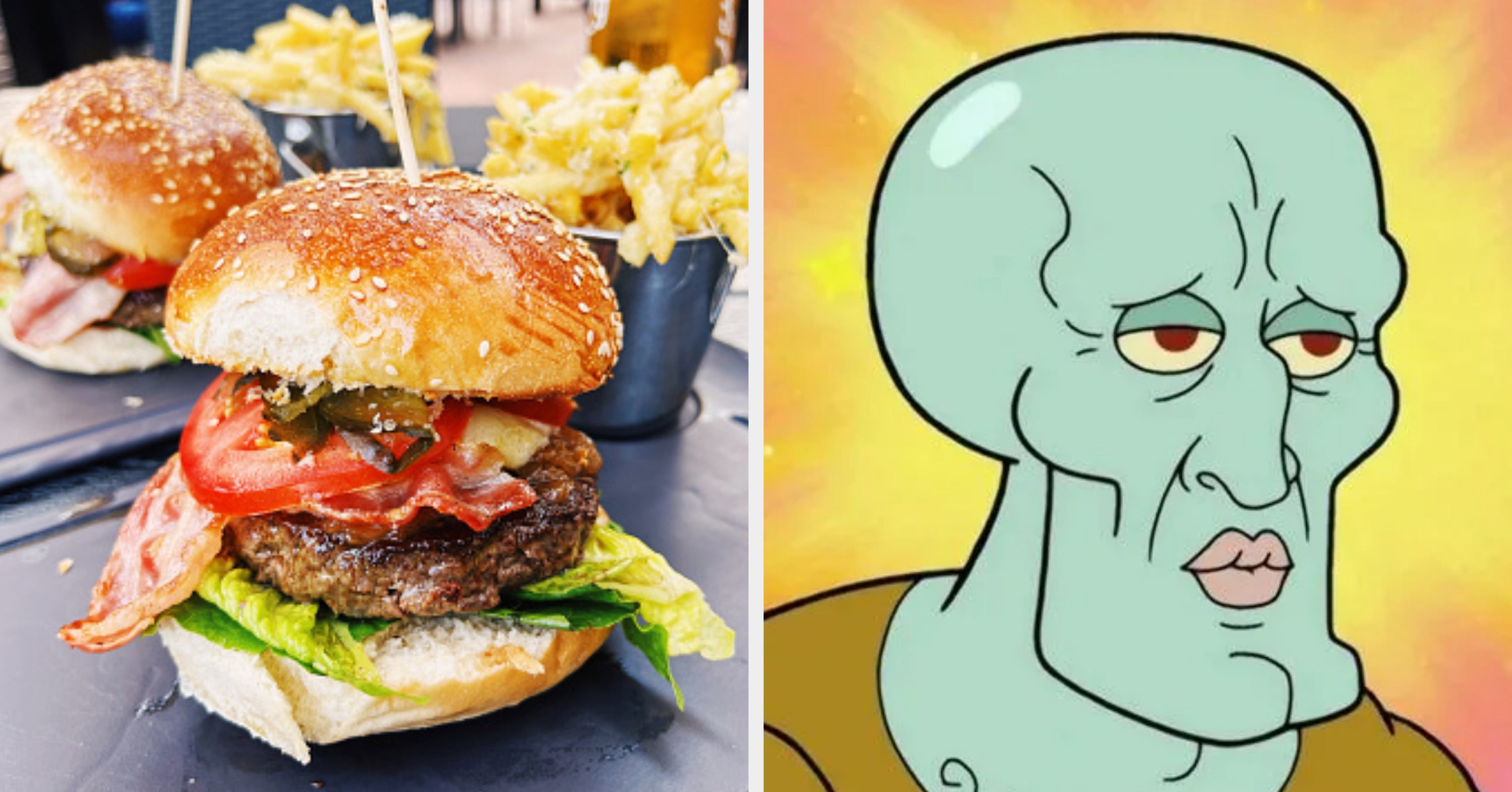 Build A Burger And We'll Reveal Which "SpongeBob SquarePants" Character You Are