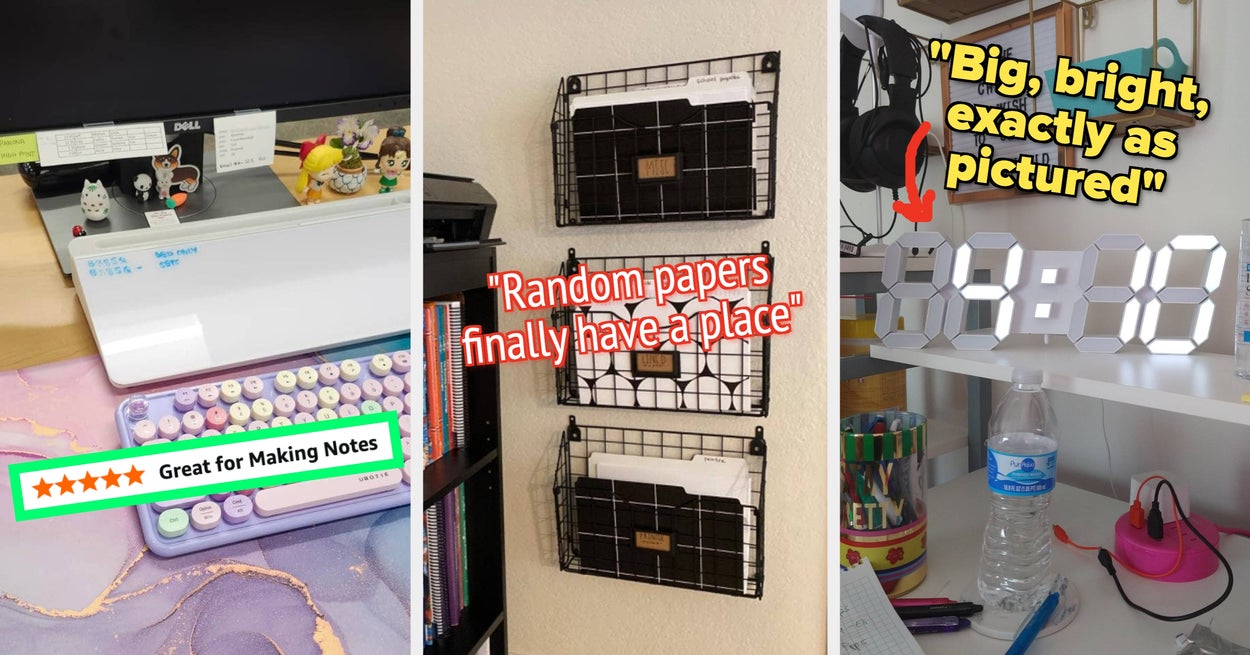 37 Products That'll Help Your Home Office Feel Less Like A Disaster Zone