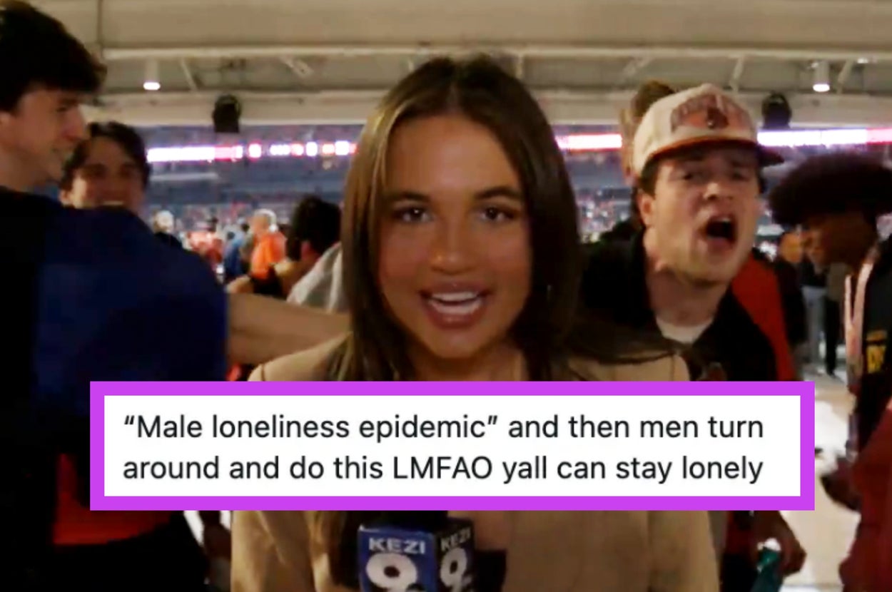 This Clip Of Obnoxious Fans Interrupting A Female Sports Reporter Is Going Viral