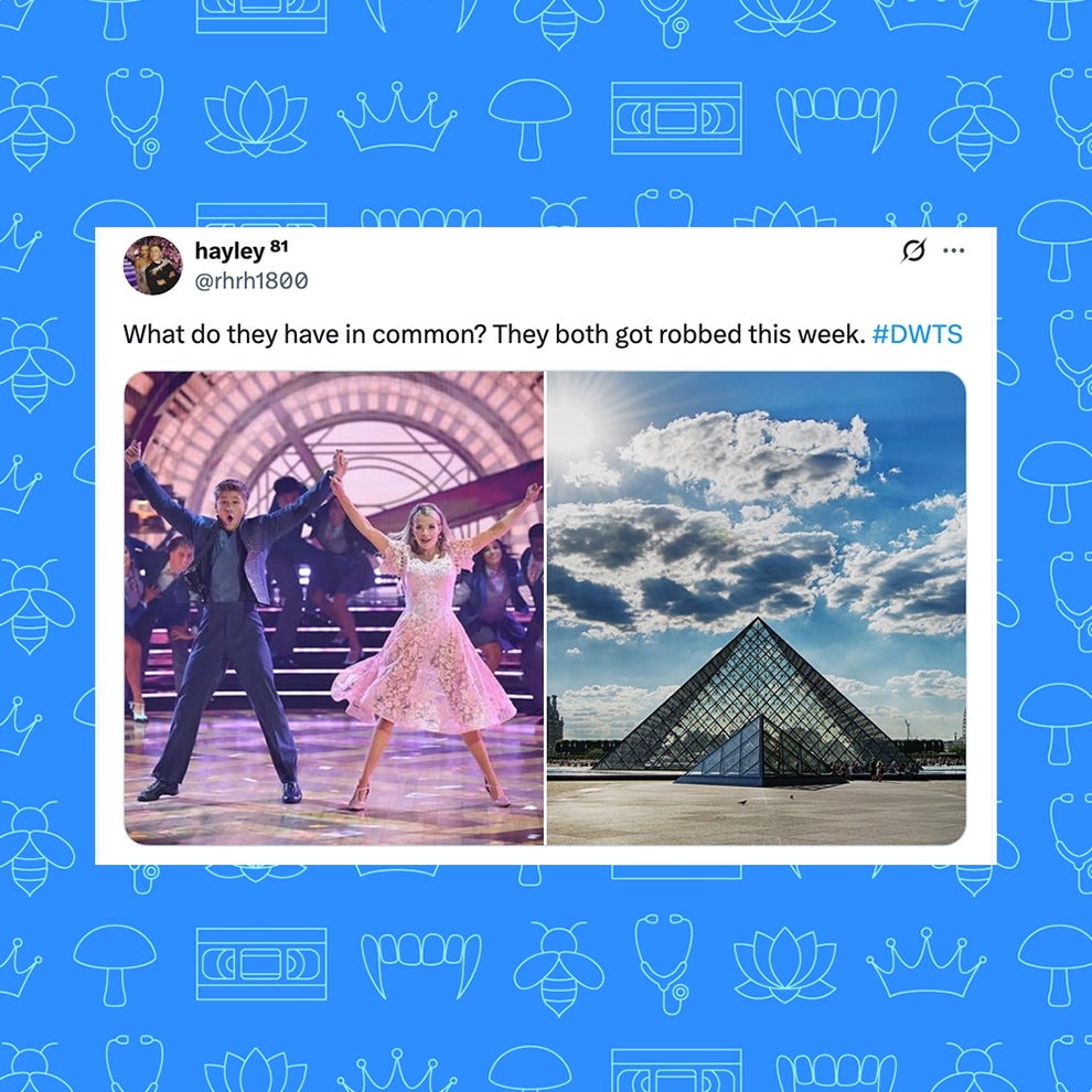 Here's A Show And Movie You Need To Watch This Weekend, Plus More TV And Movie News You Might've Missed 25 A tweet comparing a "Dancing with the Stars" scene with a photo of the Louvre, joking both were "robbed." #DWTS