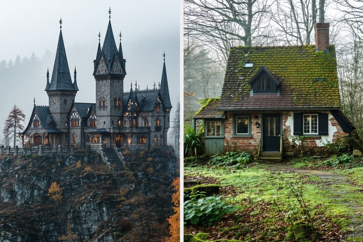 Since Zombies And Ghosts Have VERY Different Interior Design Tastes, Build A House To Determine Your Inner Halloween Creature