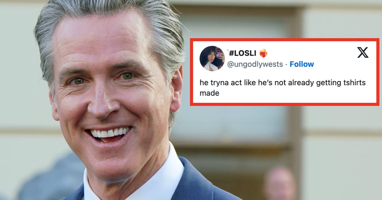 People Can't Help But Point Out This 1 Thing After Newsom Said He'll Consider Running For President