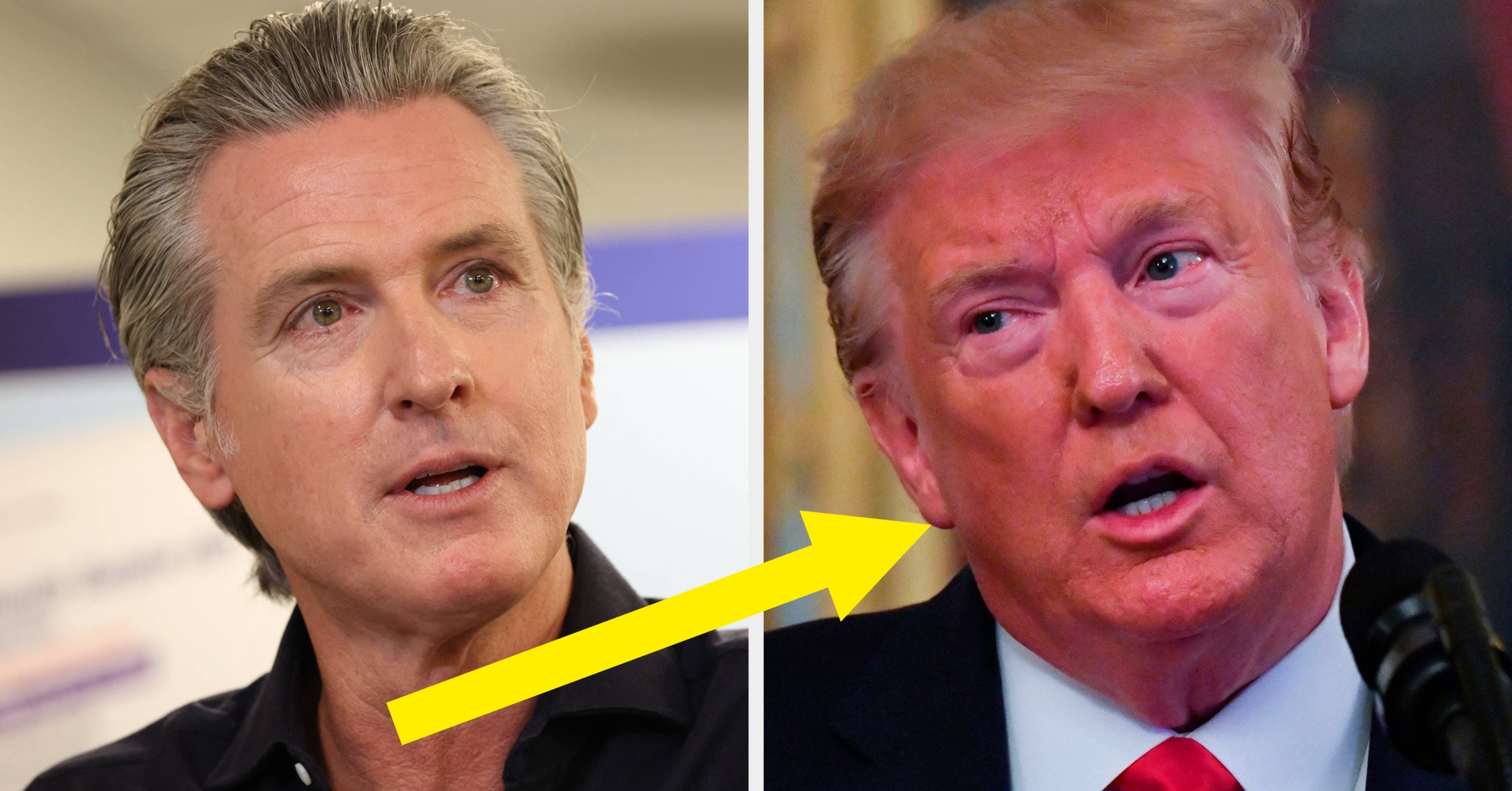Gavin Newsom Just Used 1 Scathing Word To Describe Donald Trump's Behavior Lately