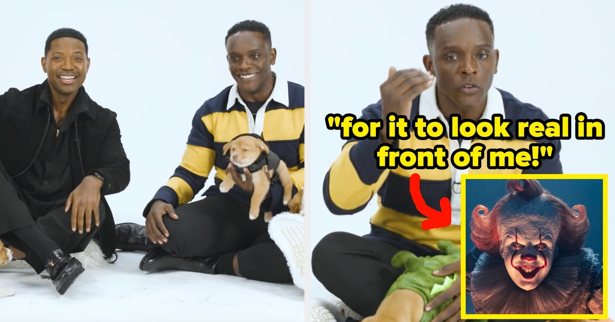 「To Derry」では、クリス・ラムとスティーブン・レイザーが子犬たちと一緒に質問に答えます 「To Derry」では、クリス・ラムとスティーブン・レイザーが子犬たちと一緒に質問に答えます