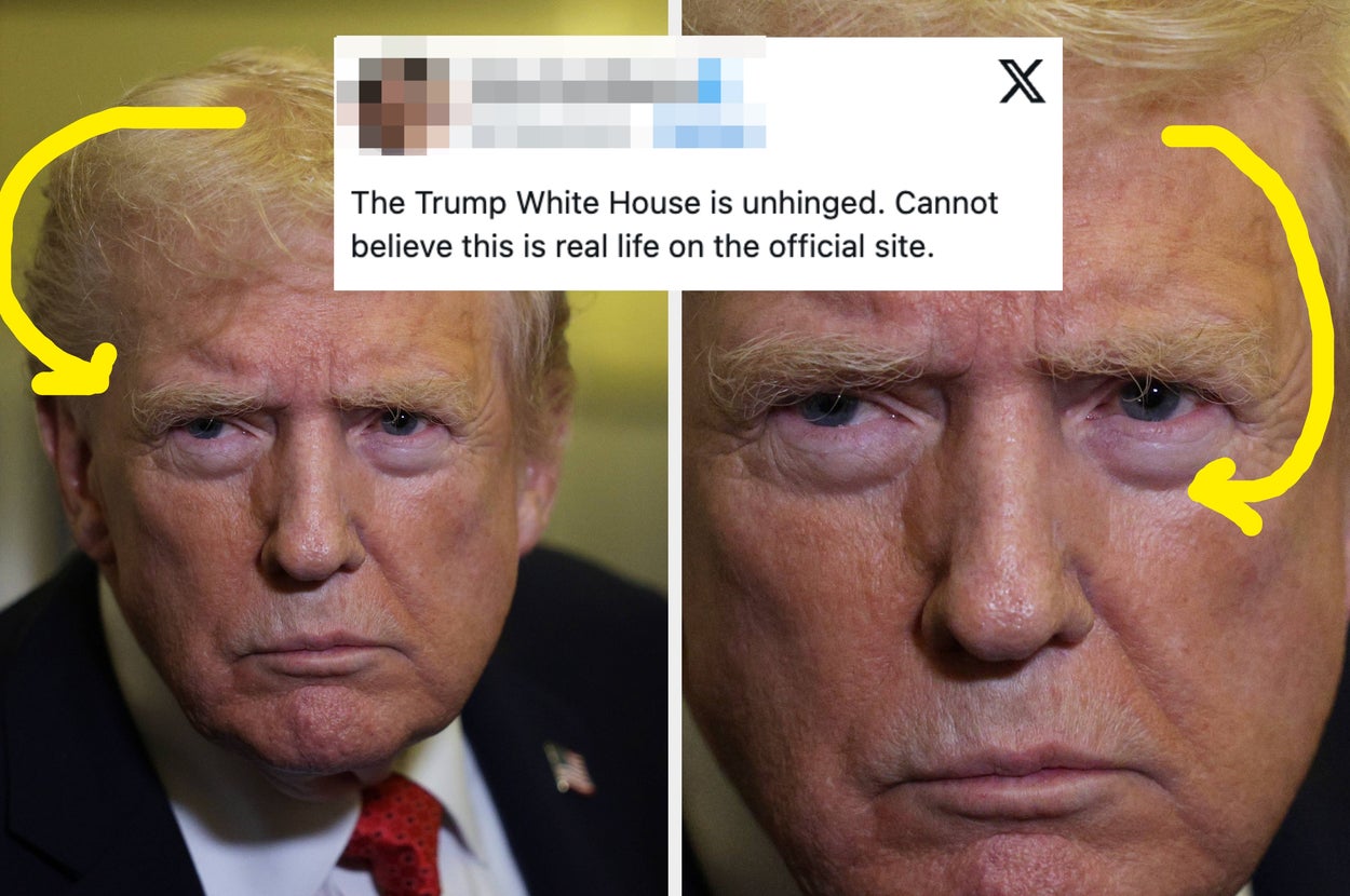 Close-up of a serious-looking man with a Twitter reaction suggesting people look younger nowadays