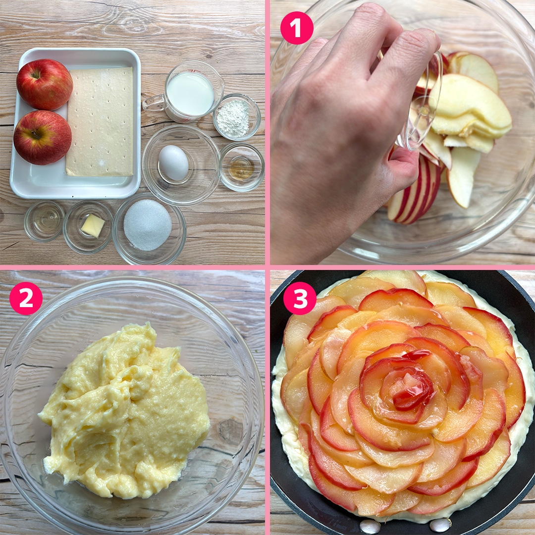 りんご*サマ りんごを重ねて焼くだけフライパンで作れる絶品おやつ！アップルパイ