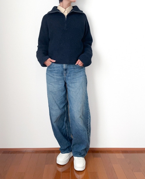 GUの「2990円→1490円ニット」は着るだけでおしゃれ見えする名品！ゆる