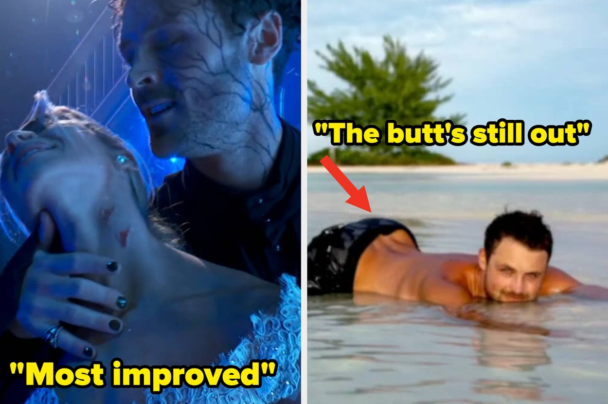 Dylan Efron Lives Out His Romantasy Fantasy With A Blindfolded Partner, A Broken Nose, And An Unintentional Booty Thirst Trap On "DWTS"