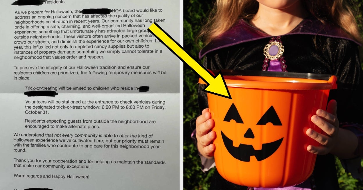 This HOA's New Halloween Rule Is Going Viral, And People Can't Stop Debating About It