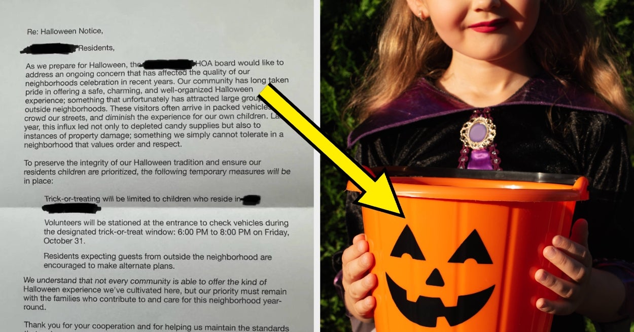 This HOA's New Halloween Rule Is Going Viral, And People Can't Stop Debating About It