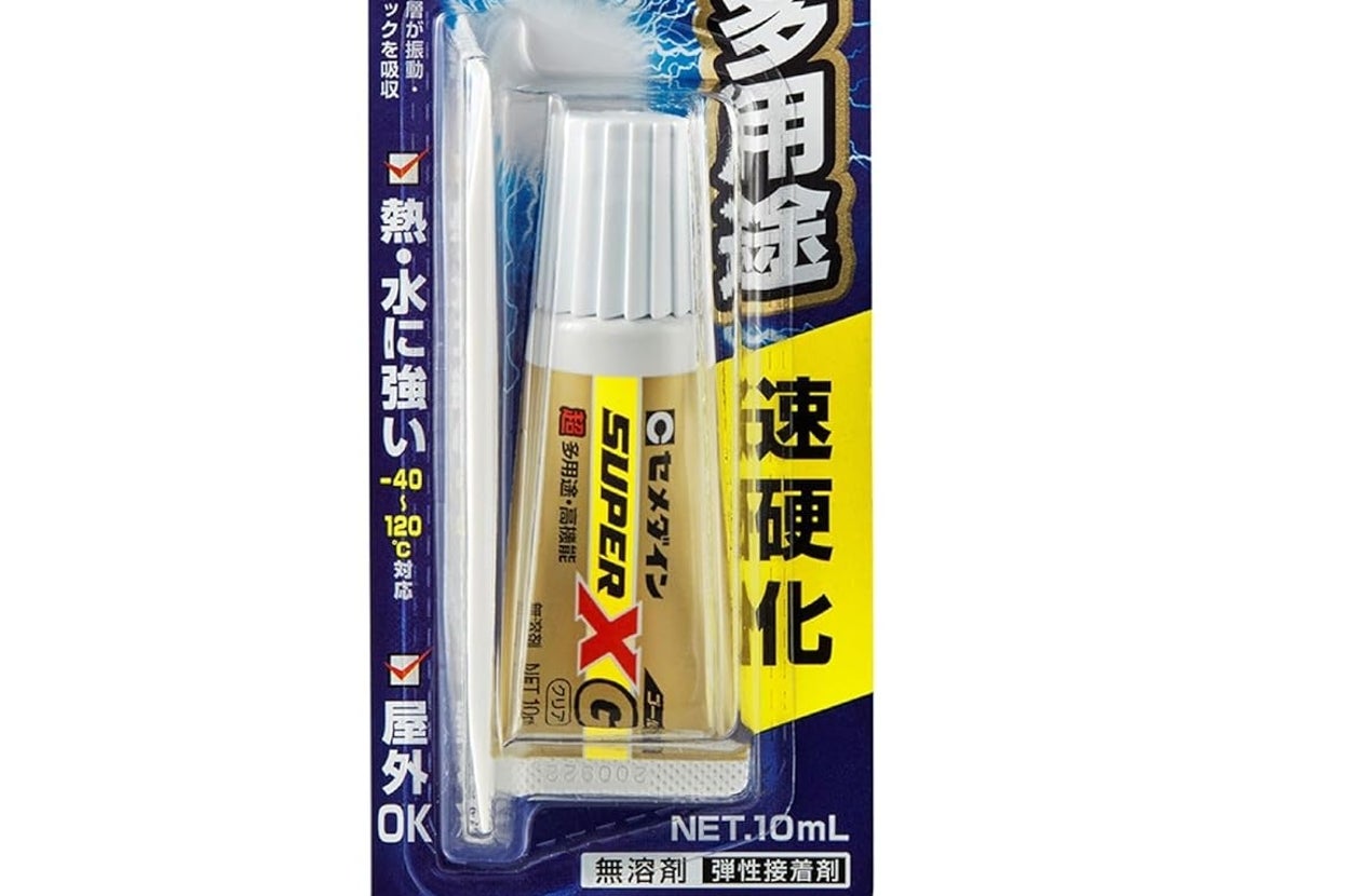セメダイン 超多用途接着剤 スーパーXゴールド 10mL(Amazonより)
