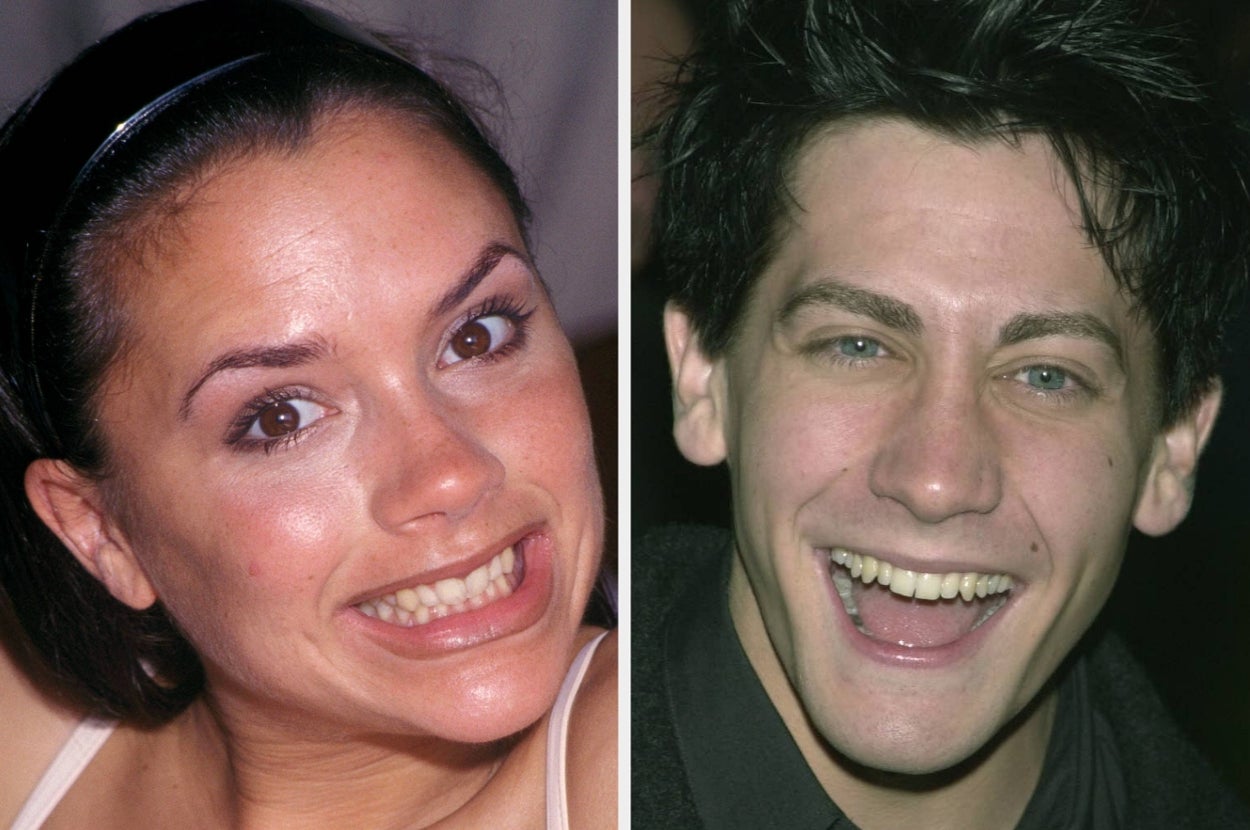 From Victoria Beckham To Morgan Freeman: An Ode To The Crooked, Gapped, And Gloriously Imperfect Celebrity Teeth Of The ‘90s And ‘00s