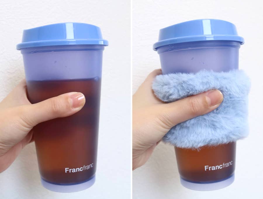あったかドリンクを入れると…色が変わる！フランフランのバズり
