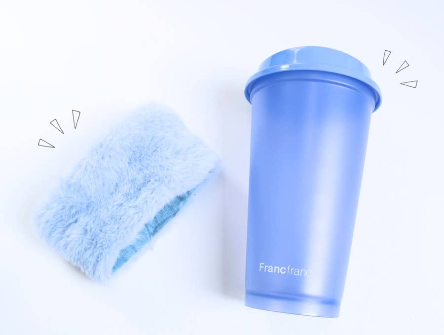 あったかドリンクを入れると…色が変わる！フランフランのバズり