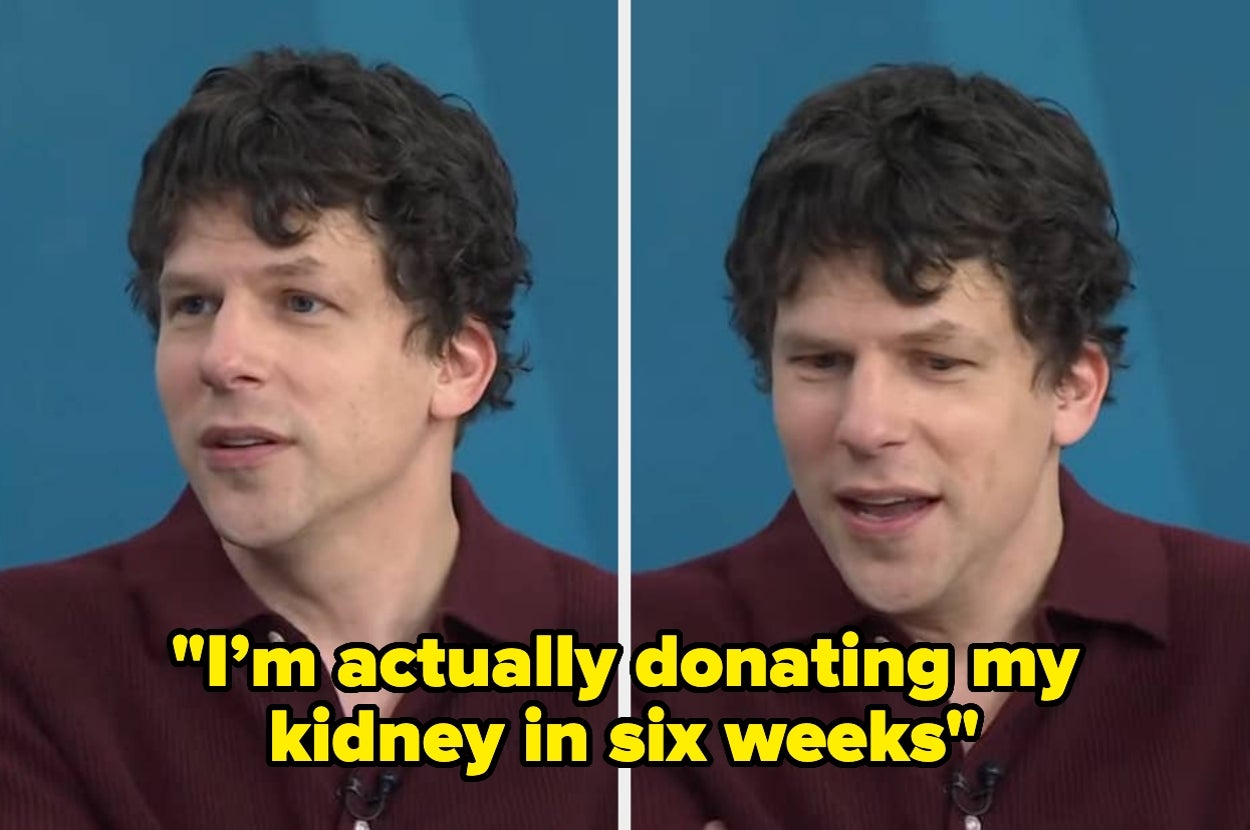 “I Don’t Know Why”: The Casual Way Jesse Eisenberg Announced He’s Donating A Kidney To A Stranger In December Is Going Viral