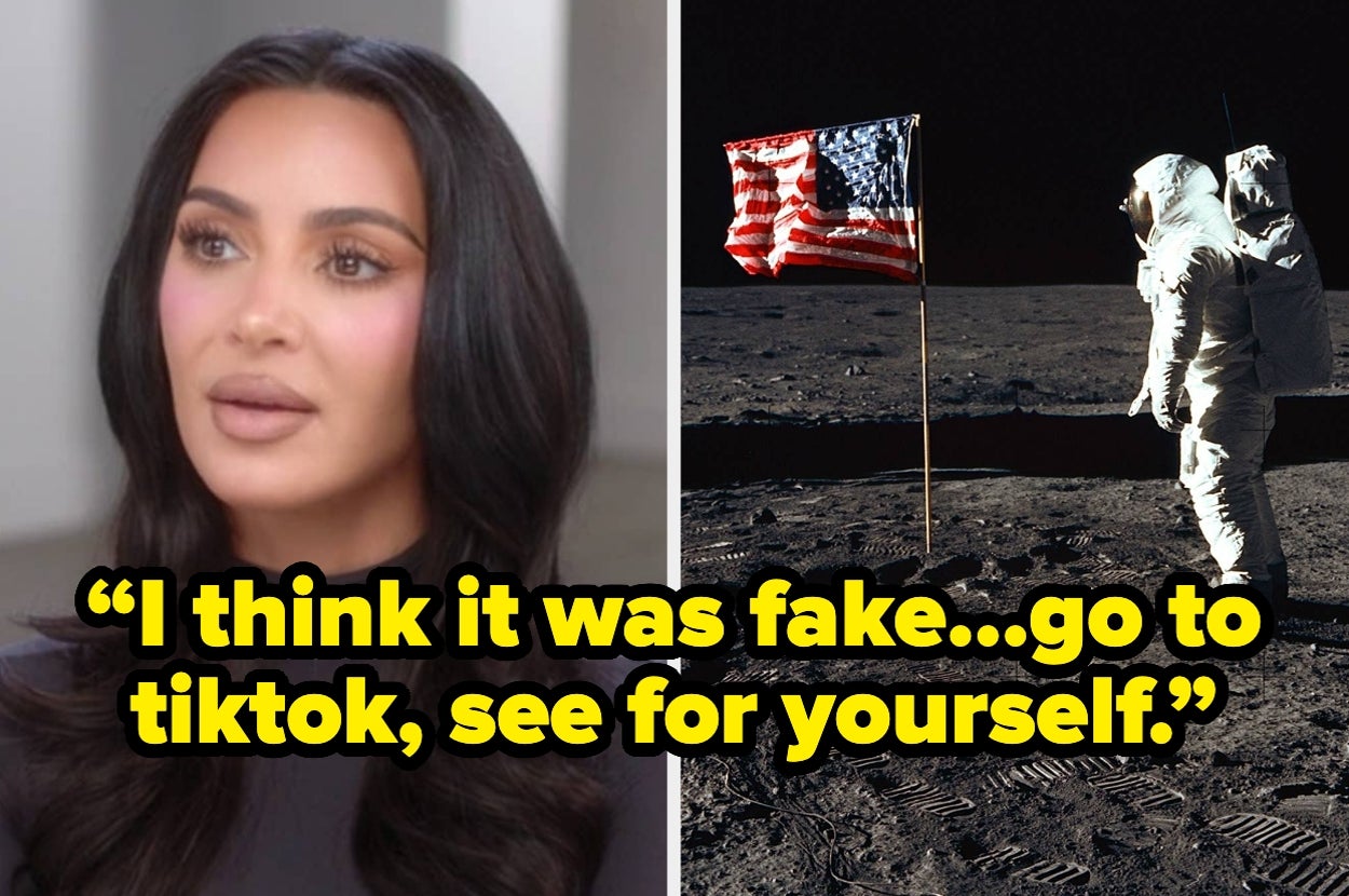 NASA Has Responded To Kim Kardashian’s Conspiracy Theory About The “Fake” Moon Landing After She Was Dragged For Suggesting People Look It Up On TikTok