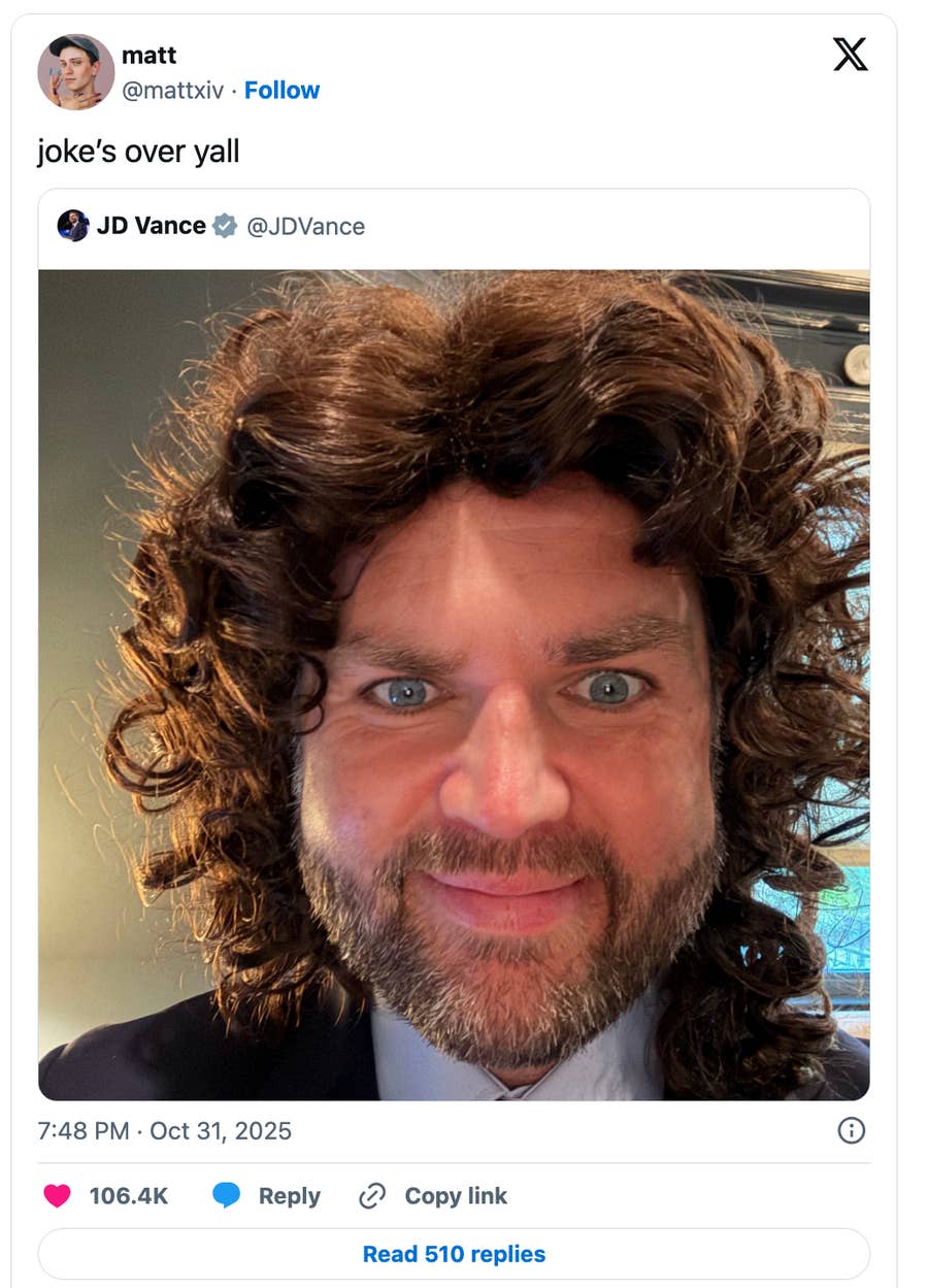 what did jd vance dress up as for halloween Dresses Viral Meme Of Himself The Internet Is Having A