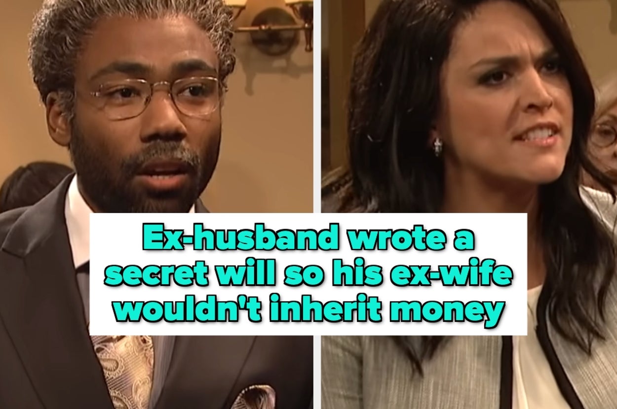 Donald Glover and Cecily Strong on "SNL"