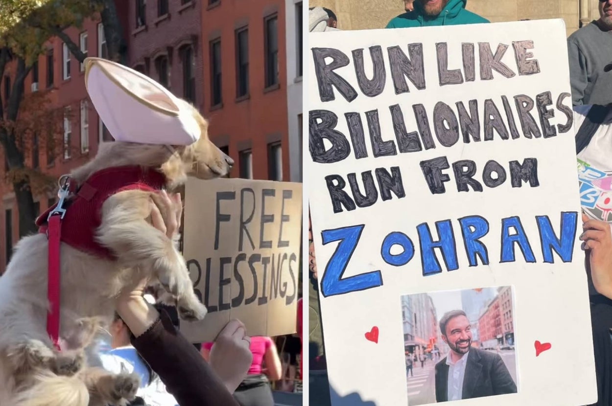 The Sweetest, Cutest, And Funniest Posters Spotted At The NYC Marathon