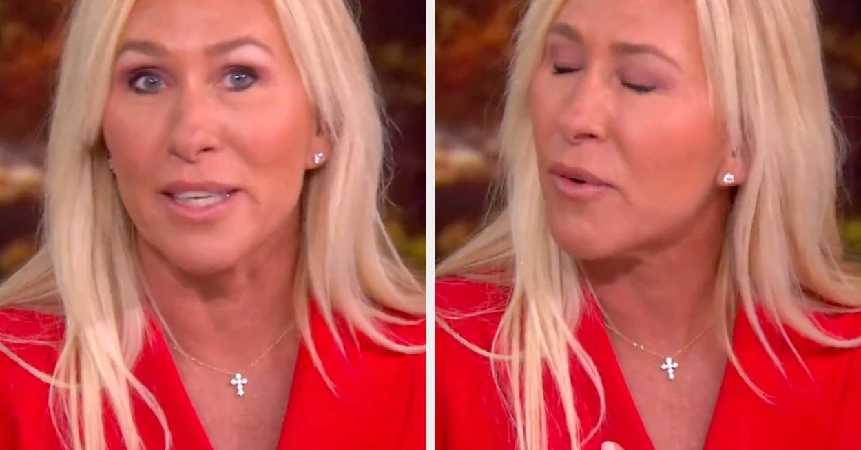 Here Are The Moments Everyone Is Talking About From Marjorie Taylor Greene's Veryyy Surprising Appearance On "The View"
