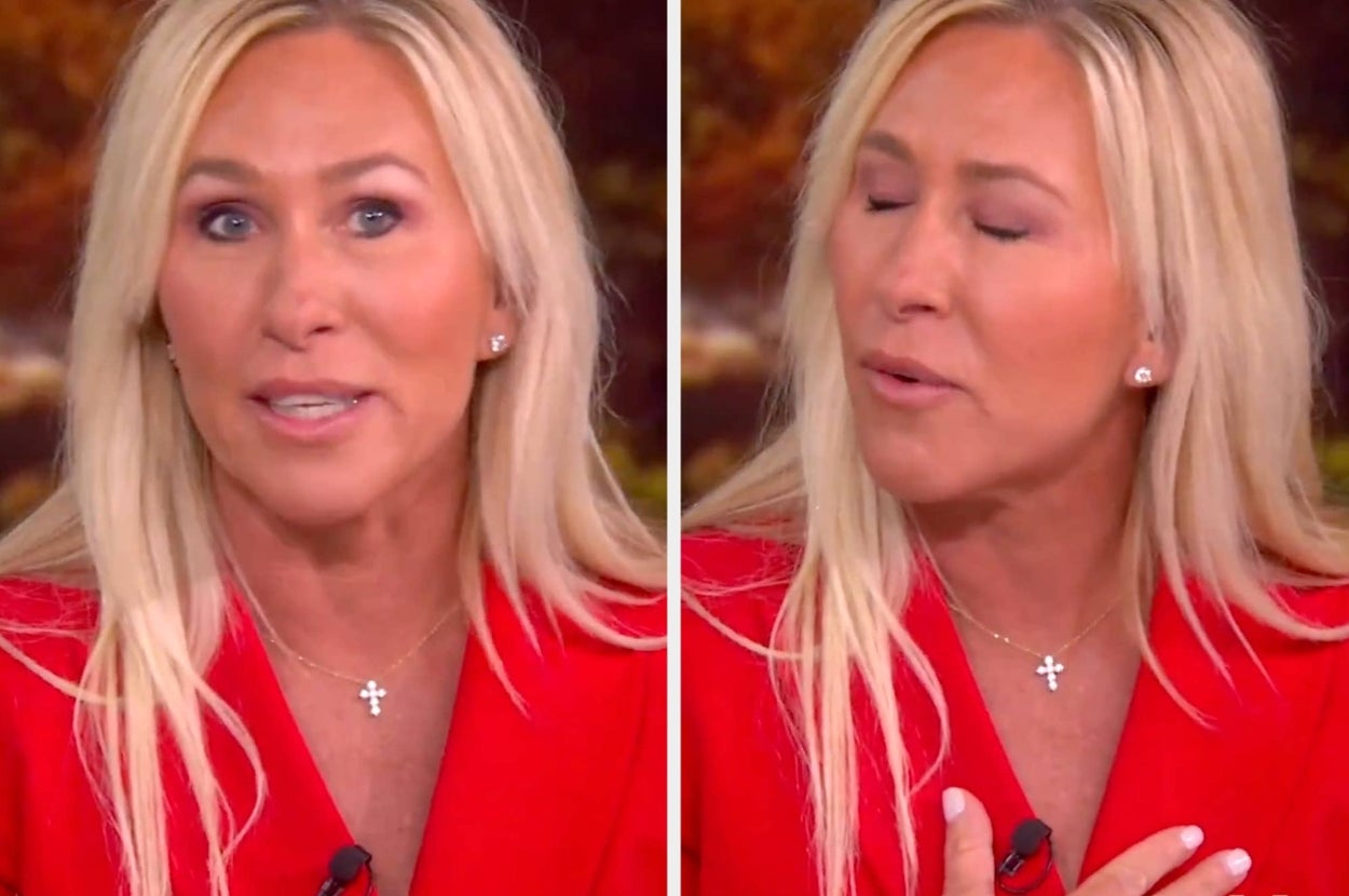 Here Are The Moments Everyone Is Talking About From Marjorie Taylor Greene's Veryyy Surprising Appearance On "The View"