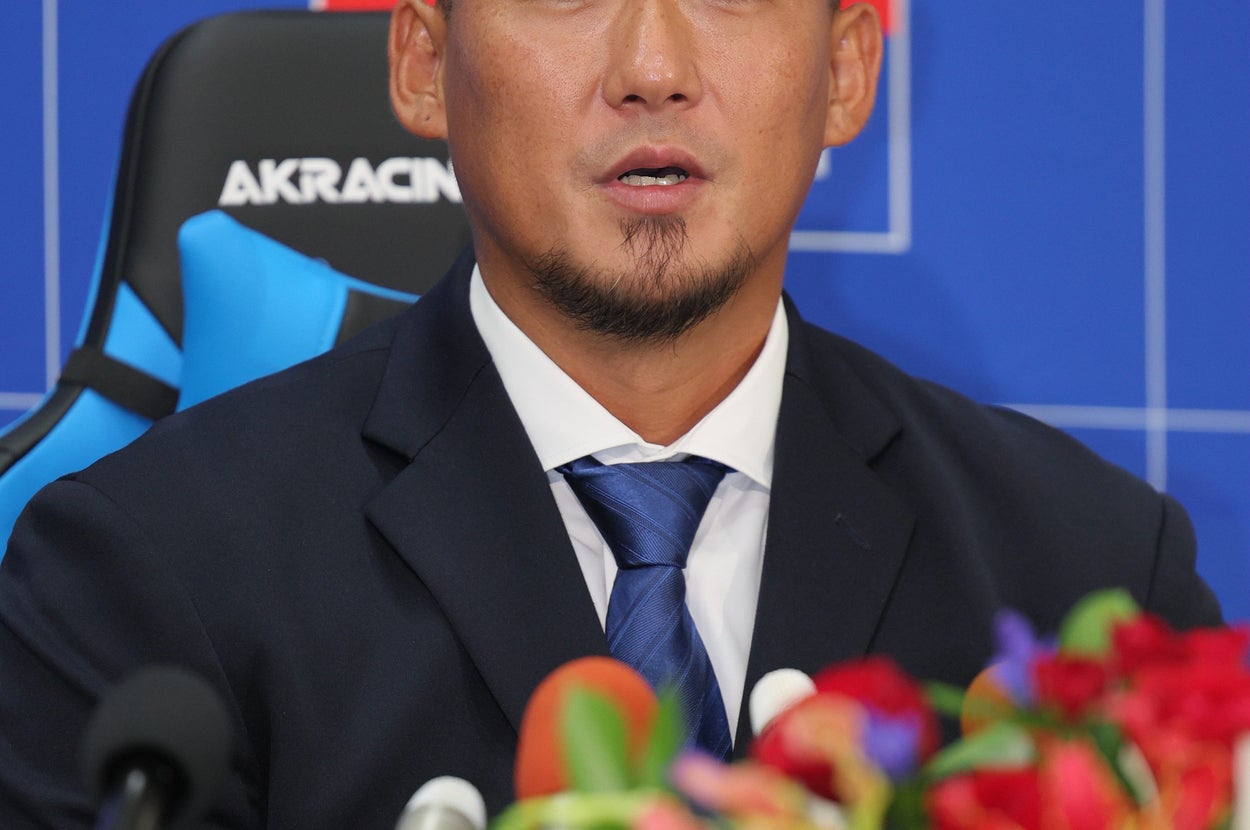 中田翔さん（時事）