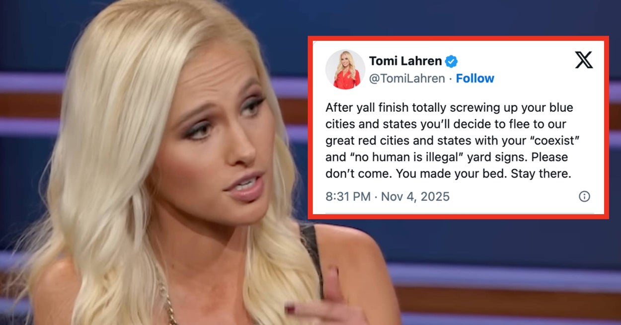 Tomi Lahren Is Getting Dragged By The Internet After She Told Dems Not To Flee To "Great Red Cities And States"
