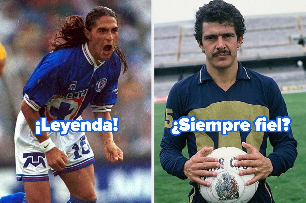 Solo un verdadero experto puede reconocer qué jugadores estuvieron en Cruz Azul y Pumas