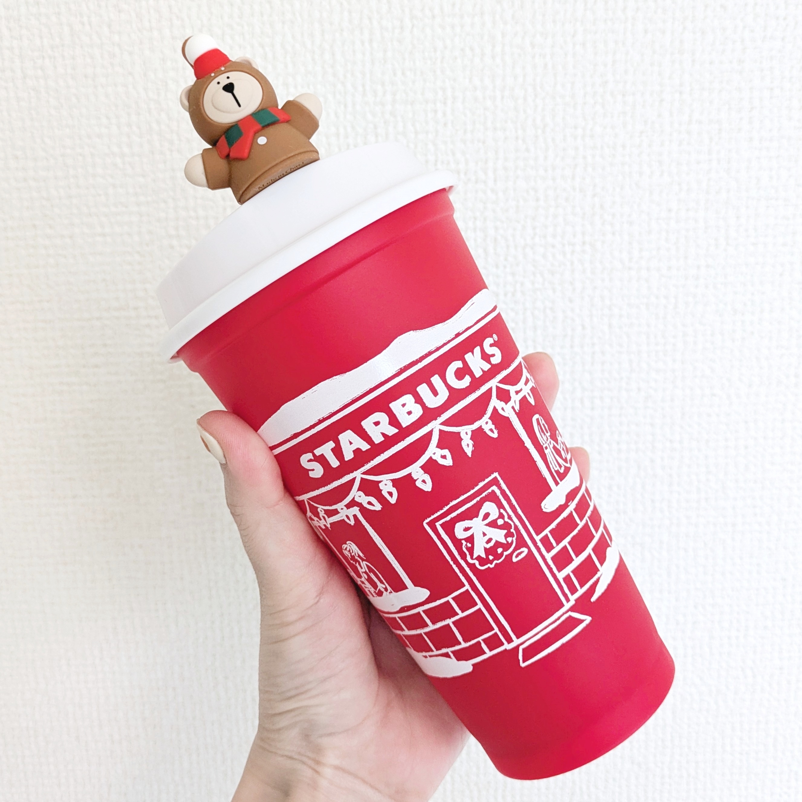 Disney Starbucks ミッキー水筒 レッド レッド（赤）系 Starbucks(スターバックス) Disney(ディズニー) - 海外