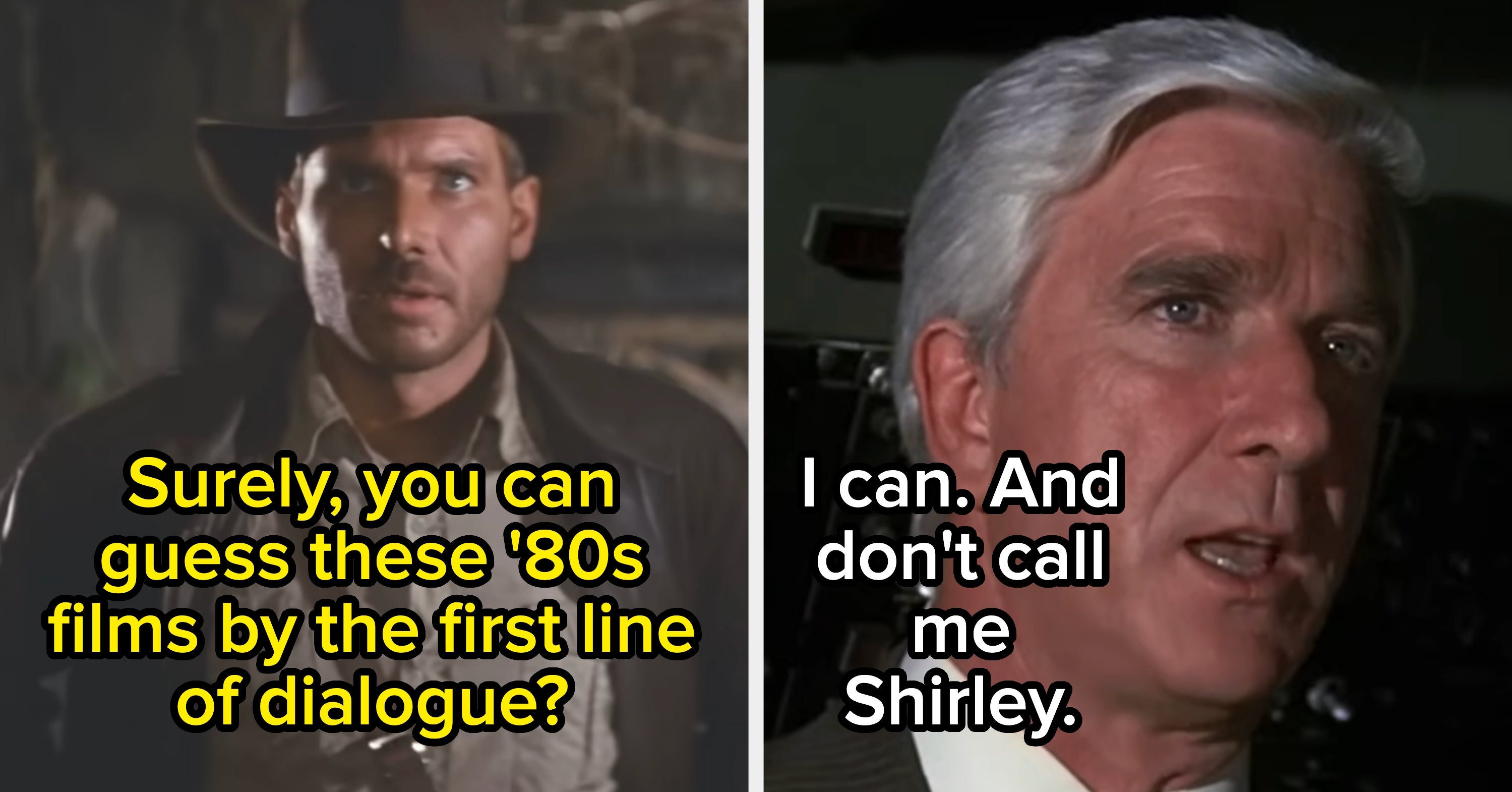 Can You Name The '80s Movie By The First Line Said On Screen?