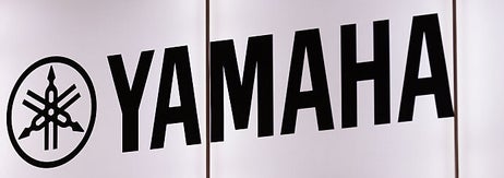ヤマハ株式会社のロゴマーク. (Photo by Michel Porro/Getty Images)