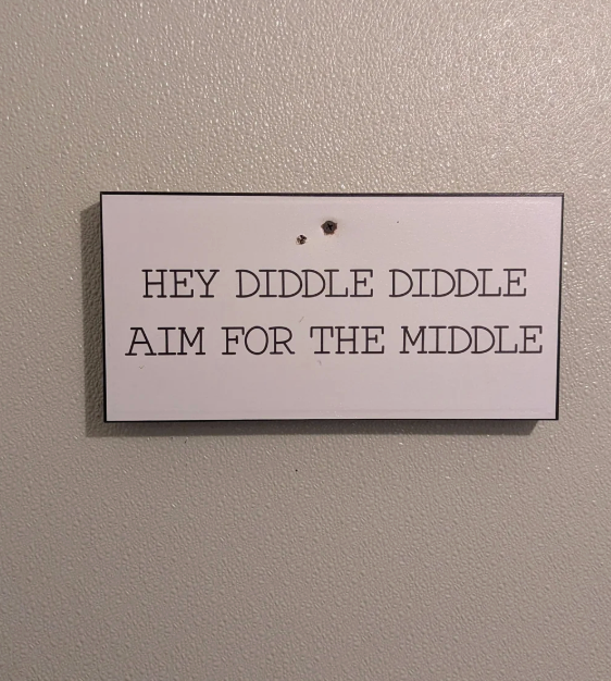  "Hey diddle diddle purpose  for the middle."
