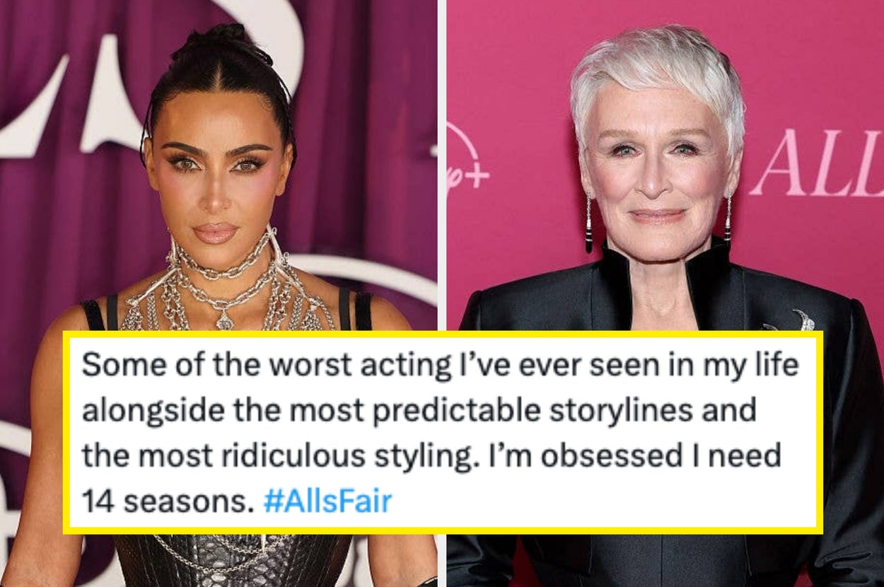 Kim Kardashian And Glenn Close Had A Hilariously Brutal Response To The Negative Reviews Of "All's Fair"