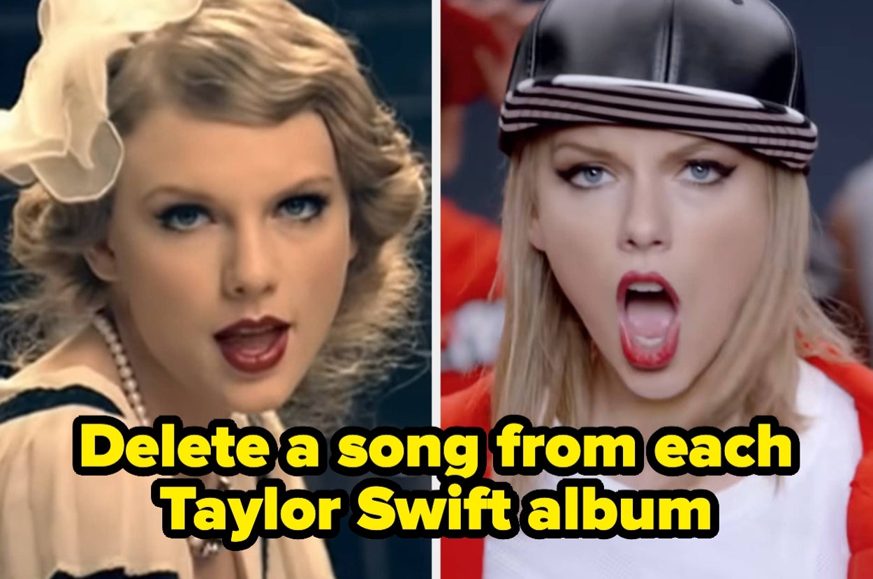 I Made The Ultimate Swiftie Sacrifice By Removing One Song From Each Album And Now You Need To Tell Me If I'm A Monster