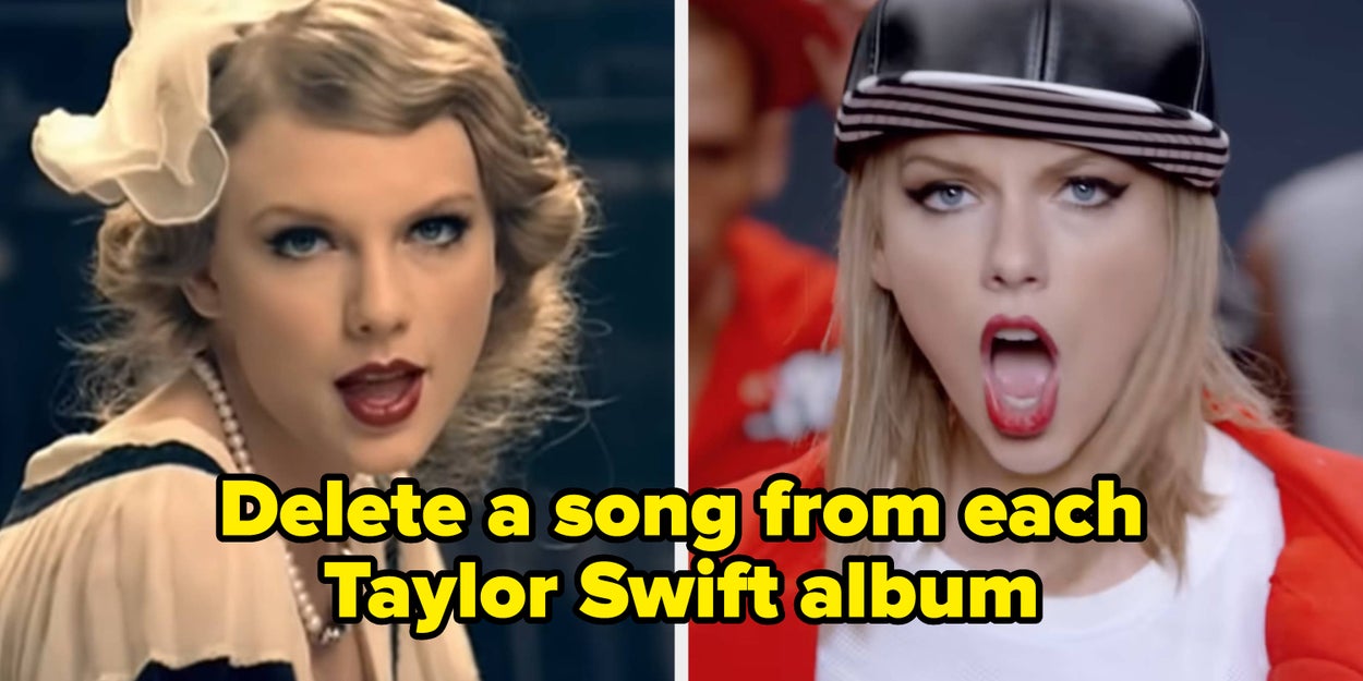 I Made The Ultimate Swiftie Sacrifice By Removing One Song From Each Album And Now You Need To Tell Me If I’m A Monster