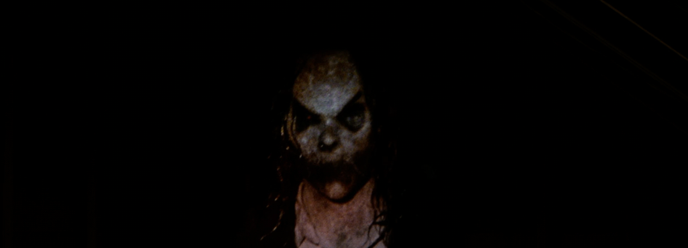 Person with ghastly, otherworldly appearance, partially successful  shadows