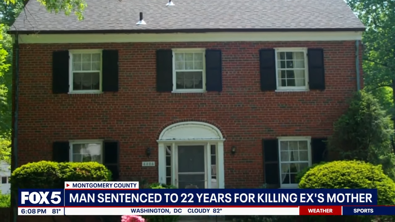 "Man sentenced to 22 years for sidesplitting ex's mother."