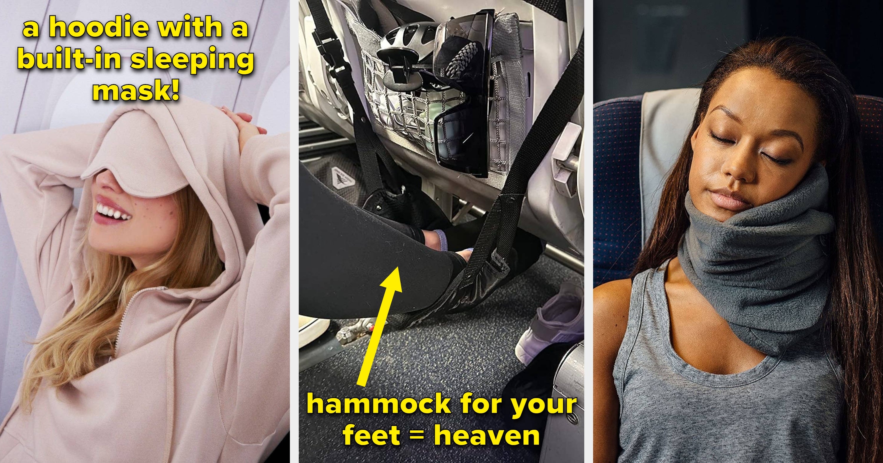 The Secret Stuffable Travel Pillow | Multifunction Flight Pillow For Adults Kids