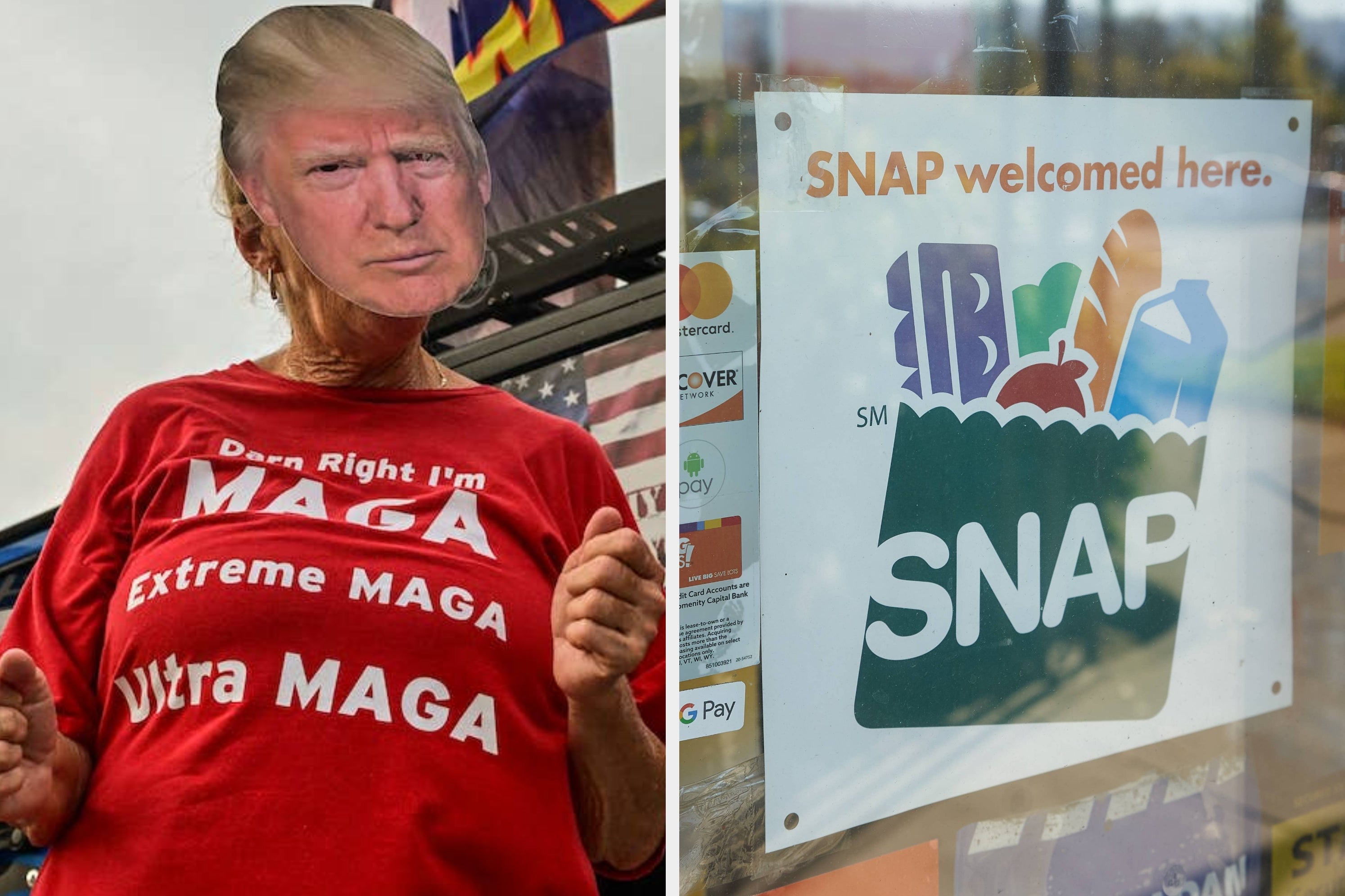MAGA Supporters Are Losing Their SNAP Benefits, And Their Posts Calling Out Donald Trump Are Going Viral