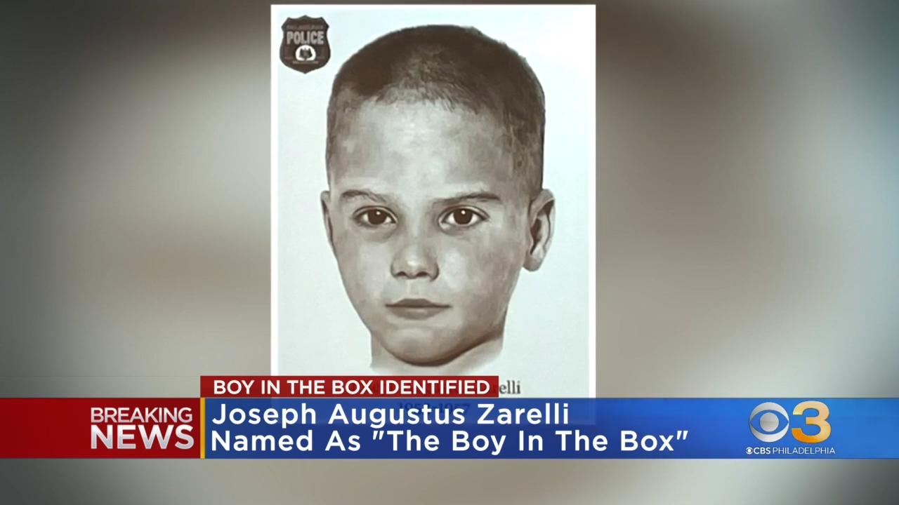 "Boy successful the Box Identified," "Breaking News," and "Named As 'The Boy In The Box.'"