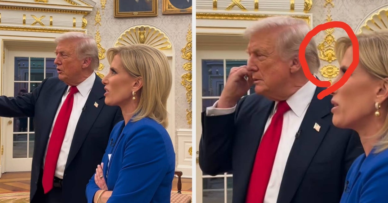 Trump gefragt, ob das Gold im Oval Office von Home Depot stammt