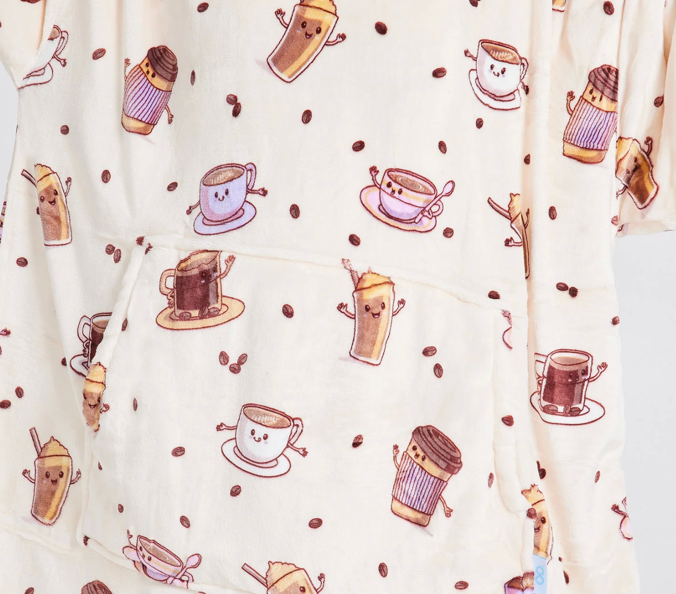 Cozy cloth featuring cute java and portion illustrations, perfect for relaxed, playful buying oregon casual location wear