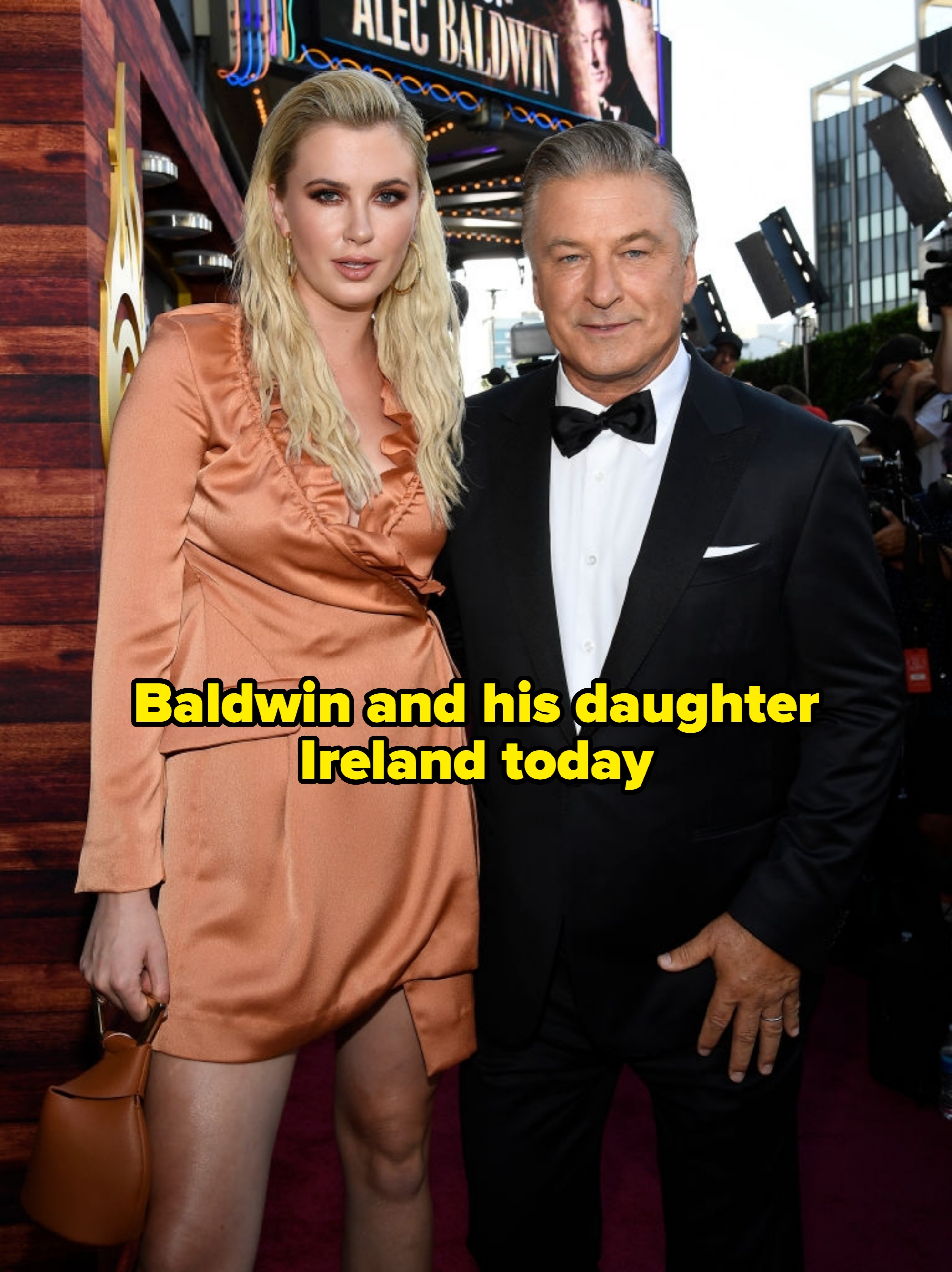 Alec Baldwin with his girl Ireland