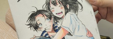 自作漫画「2年間の思い出」の表紙 / 「ひよこ君」さんのXアカウント（@hiyokokun_1018）より